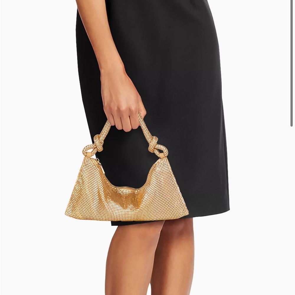 cult gaia Gold Mesh Shoulder Bag - Picture 3 of 5